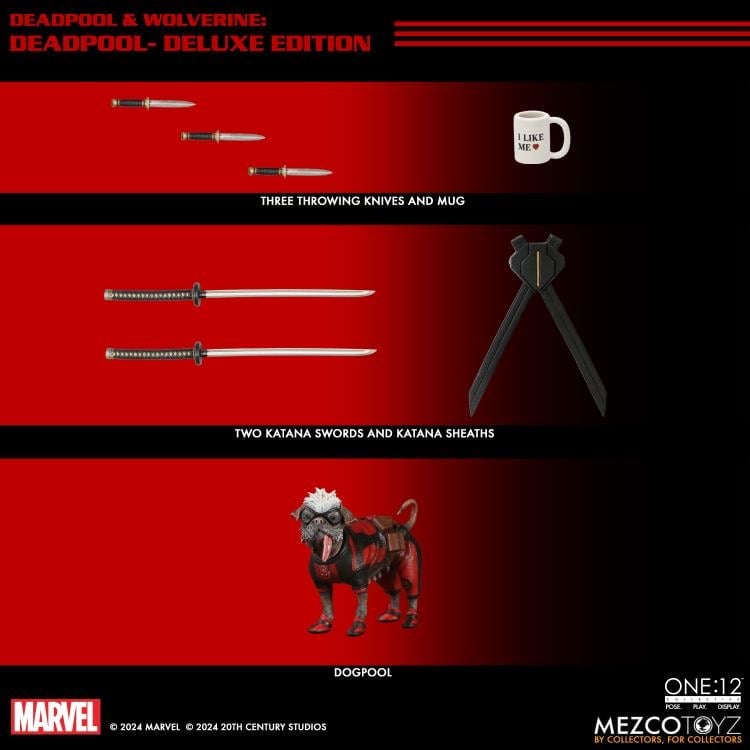 Deadpool & Wolverine One:12 Collective Deadpool (Deluxe Edition) Gallery Image 12