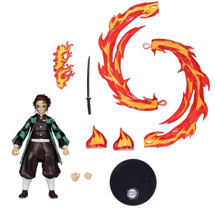 Demon Slayer: Kimetsu no Yaiba Tanjiro Kamado (Daki Battle) 7" Action Figure Gallery Image 7