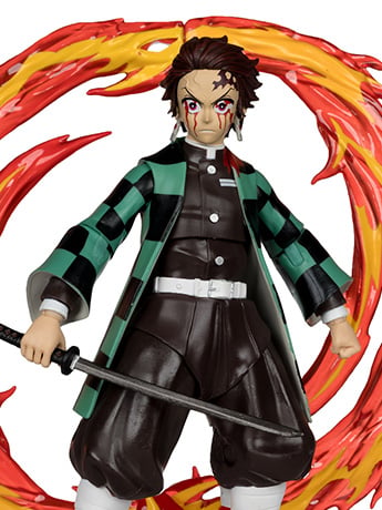 Demon Slayer: Kimetsu no Yaiba Tanjiro Kamado (Daki Battle) 7" Action Figure Gallery Image 2