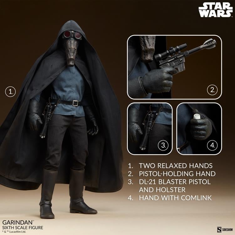 Star Wars: A New Hope Scum & Villainy Garindan 1/6 Scale Figure Gallery Image 11