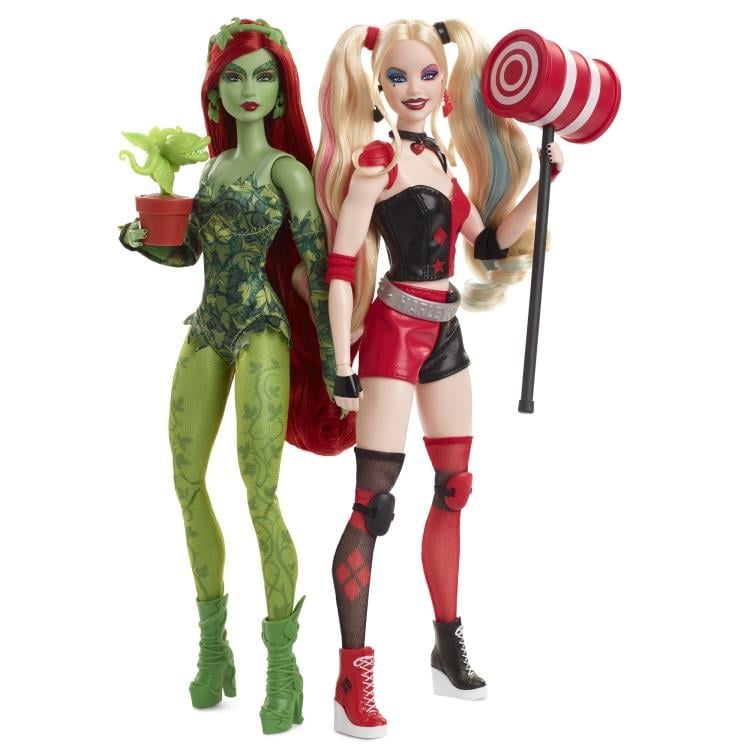 Barbie Signature Poison Ivy Collector Doll met Posable Body, Iconic Outfit, & Accessoires, DC Batman 85th Anniversary Collectible, HRM51