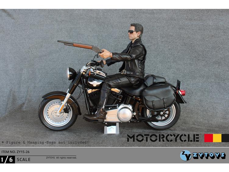 1/6 Scale Motorcycle - Black Gallery Image 4