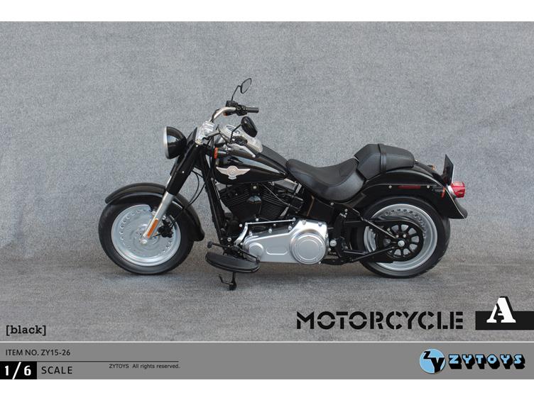 1/6 Scale Motorcycle - Black Gallery Image 1