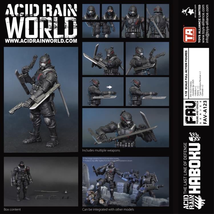 Acid Rain FAV-A123 Haboku Action Figure Gallery Image 14