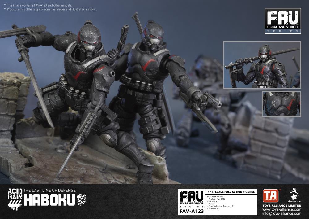 Acid Rain FAV-A123 Haboku Action Figure Gallery Image 12