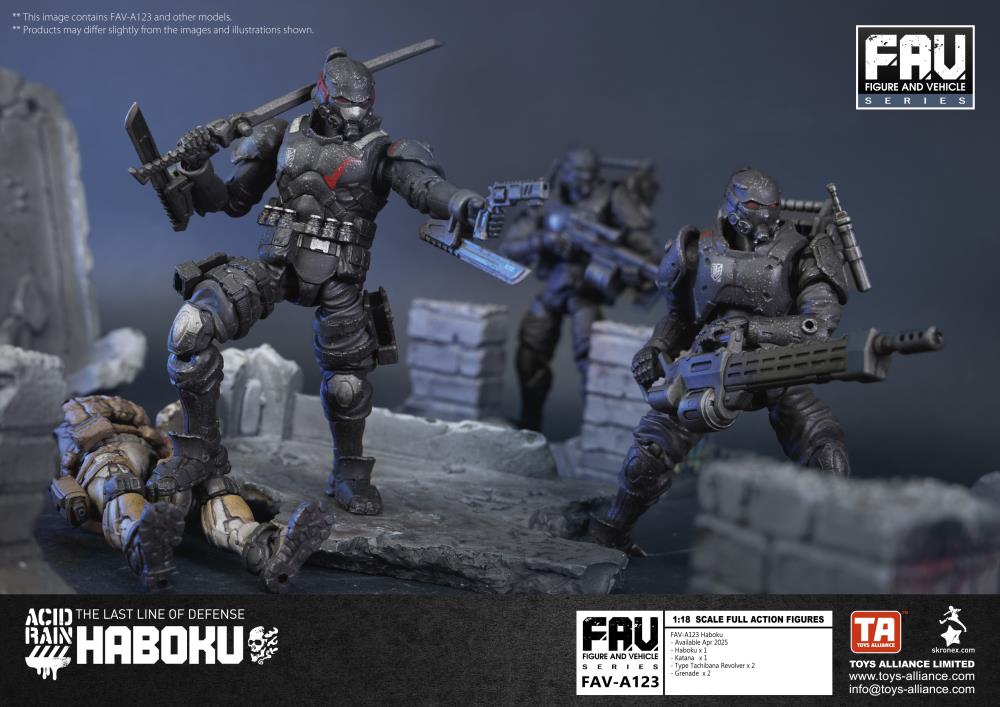 Acid Rain FAV-A123 Haboku Action Figure Gallery Image 13