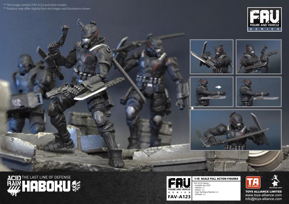 Acid Rain FAV-A123 Haboku Action Figure Gallery Image 11