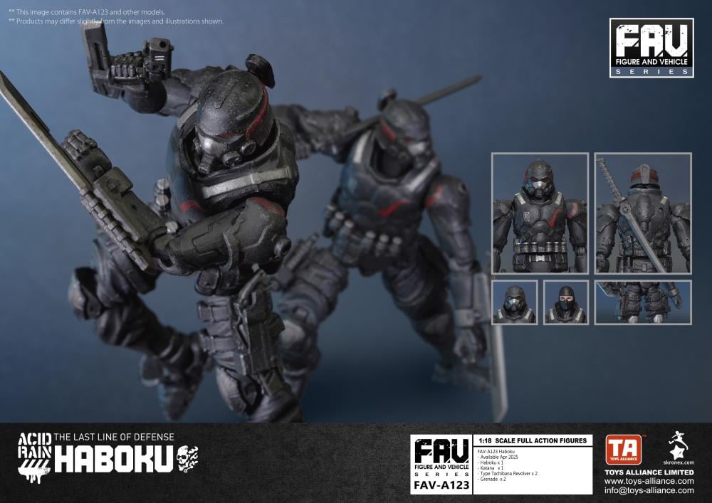 Acid Rain FAV-A123 Haboku Action Figure Gallery Image 10