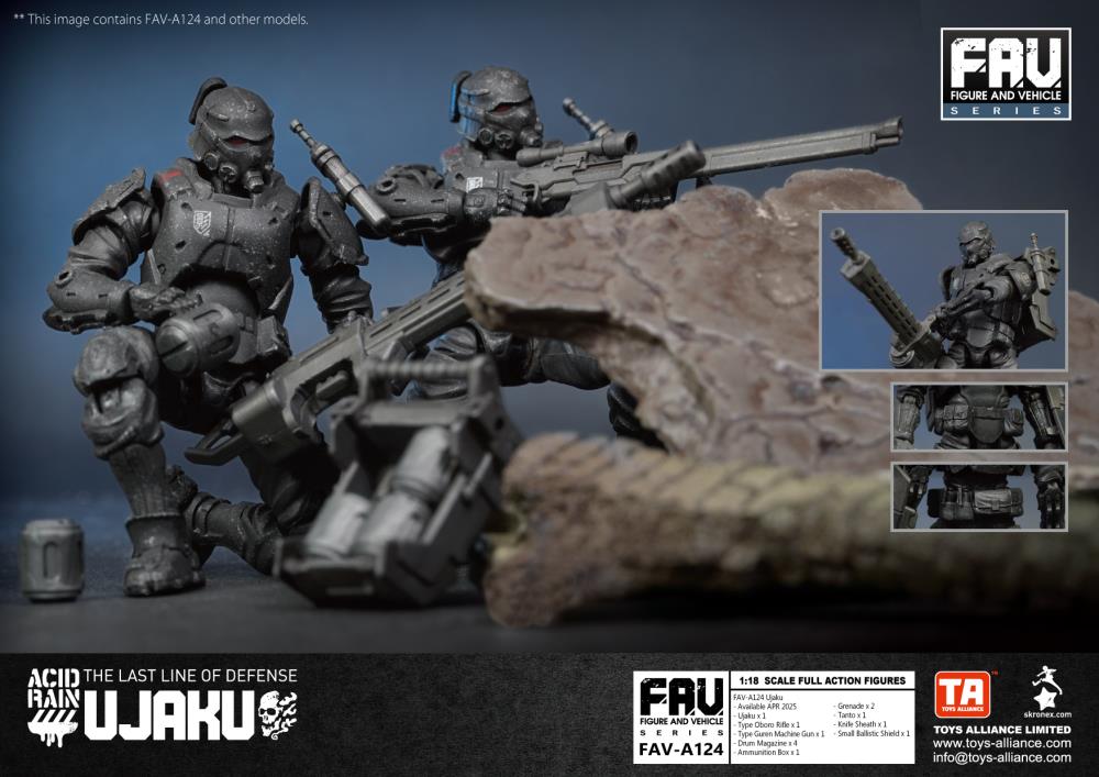 Acid Rain FAV-A124 Ujaku Action Figure Gallery Image 9