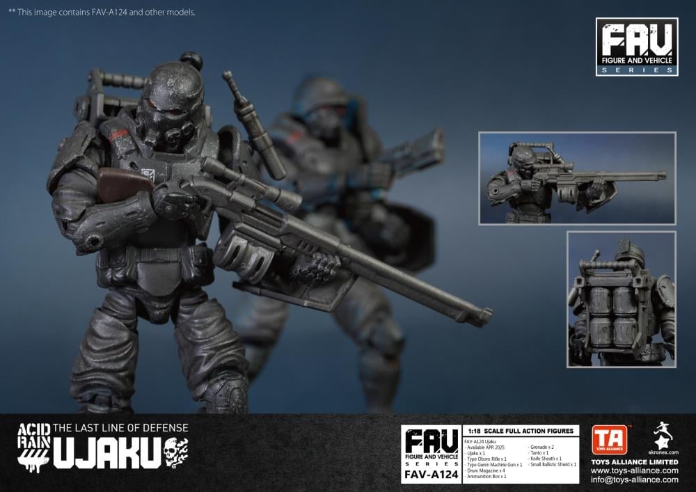 Acid Rain FAV-A124 Ujaku Action Figure Gallery Image 10