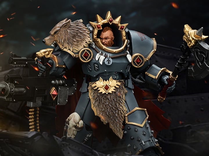 Warhammer: The Horus Heresy Space Wolves Hvarl Red-Blade 1/18 Scale Action Figure Gallery Image 1