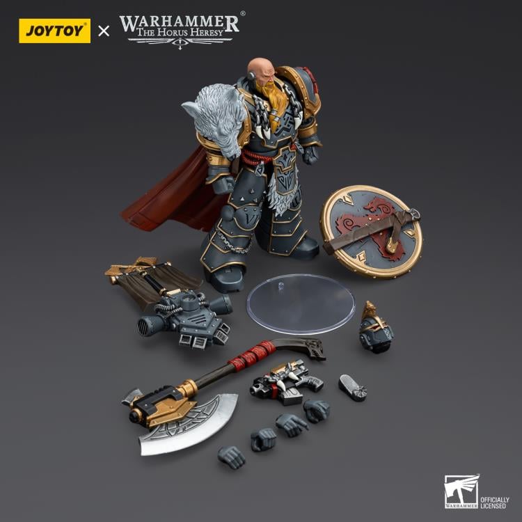 Warhammer: The Horus Heresy Space Wolves Legion Praetor with Power Axe and Combat Shield 1/18 Scale Action Figure Gallery Image 7