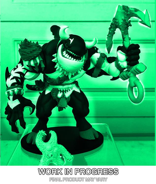 MONSTORS Sham-Moo-Moo (Glow-in-the-Dark Variant) Action Figure Gallery Image 3