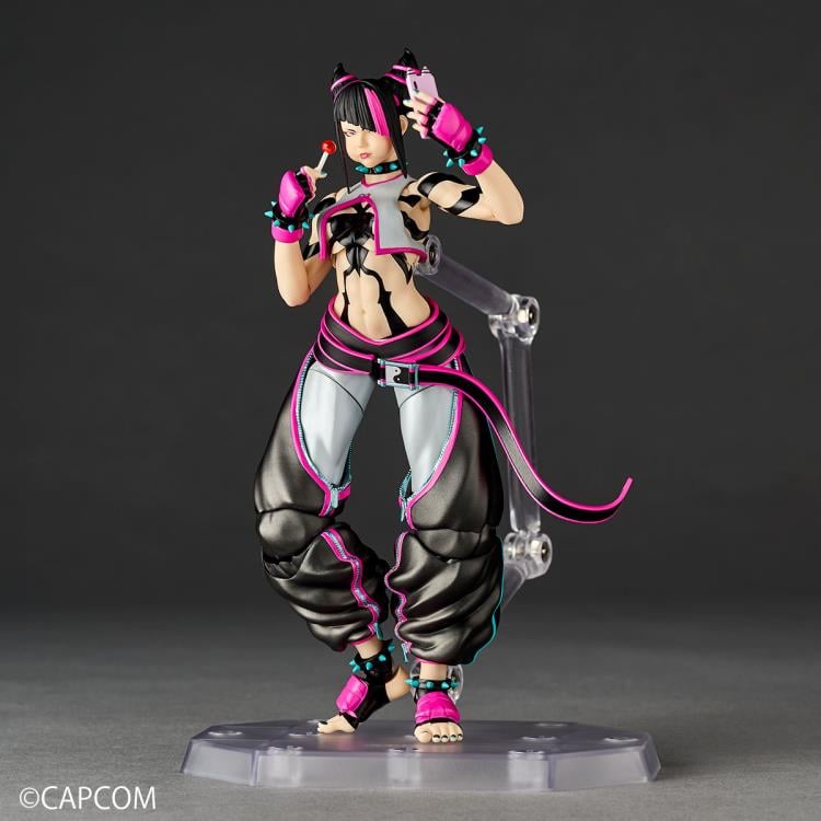 Street Fighter 6 Amazing Yamaguchi Revoltech NR065 Juri Action Figure Gallery Image 10