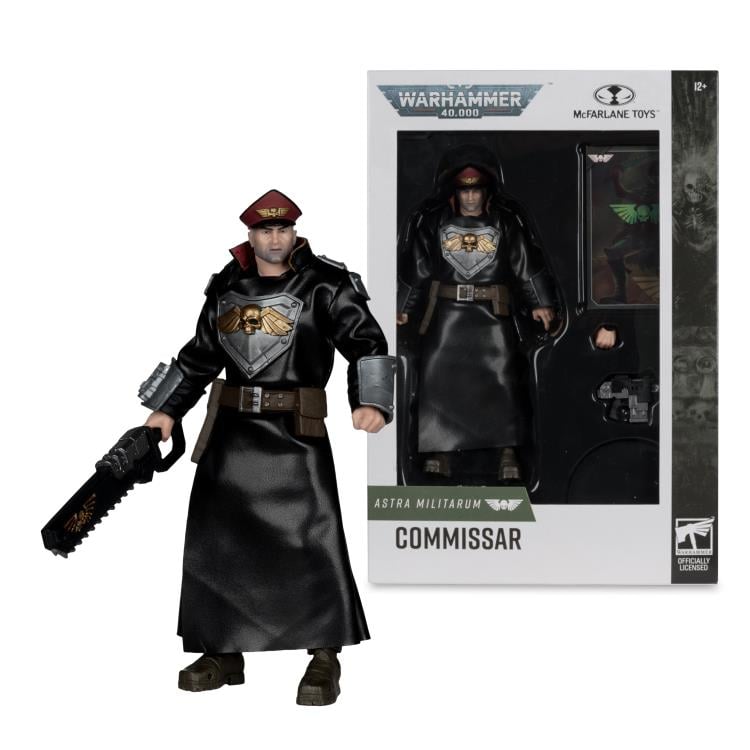 Warhammer 40,000 Astra Militarum Commissar Action Figure Gallery Image 8