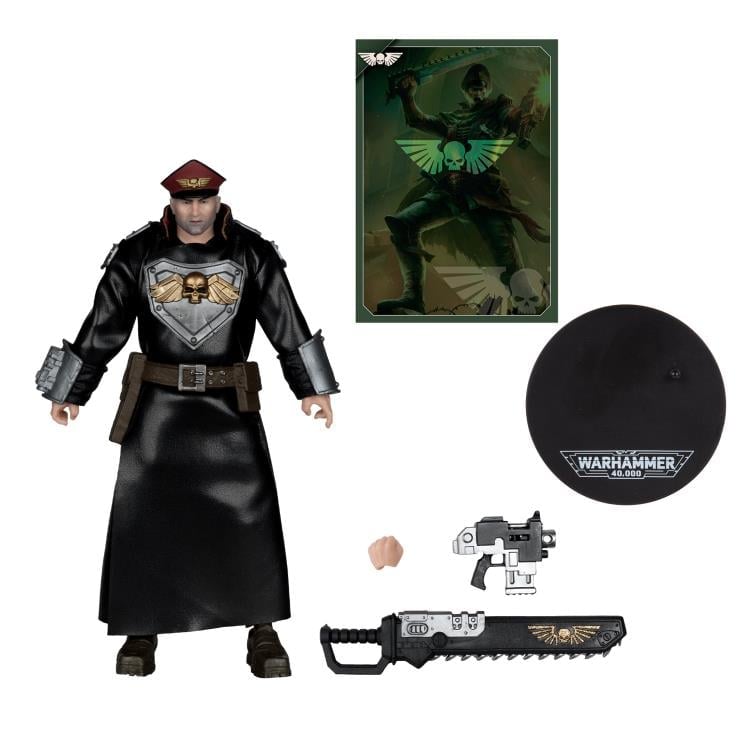 Warhammer 40,000 Astra Militarum Commissar Action Figure Gallery Image 7