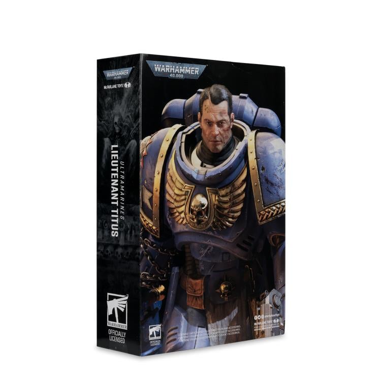 Warhammer 40,000: Space Marine 2 Ultramarines Lieutenant Titus Action Figure Gallery Image 10