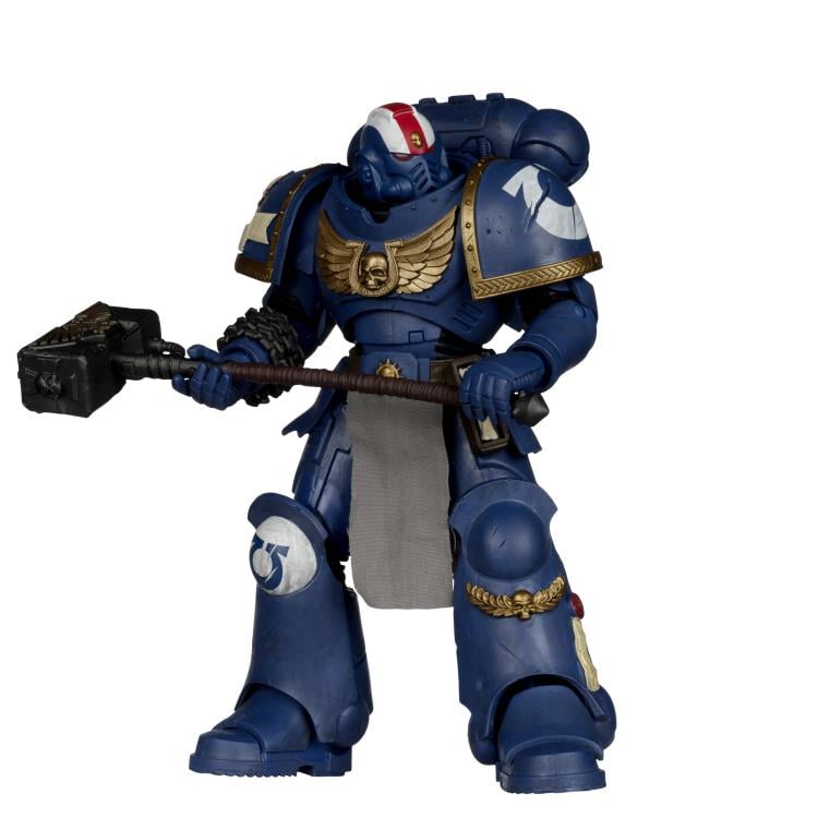 Warhammer 40,000: Space Marine 2 Ultramarines Lieutenant Titus Action Figure Gallery Image 3