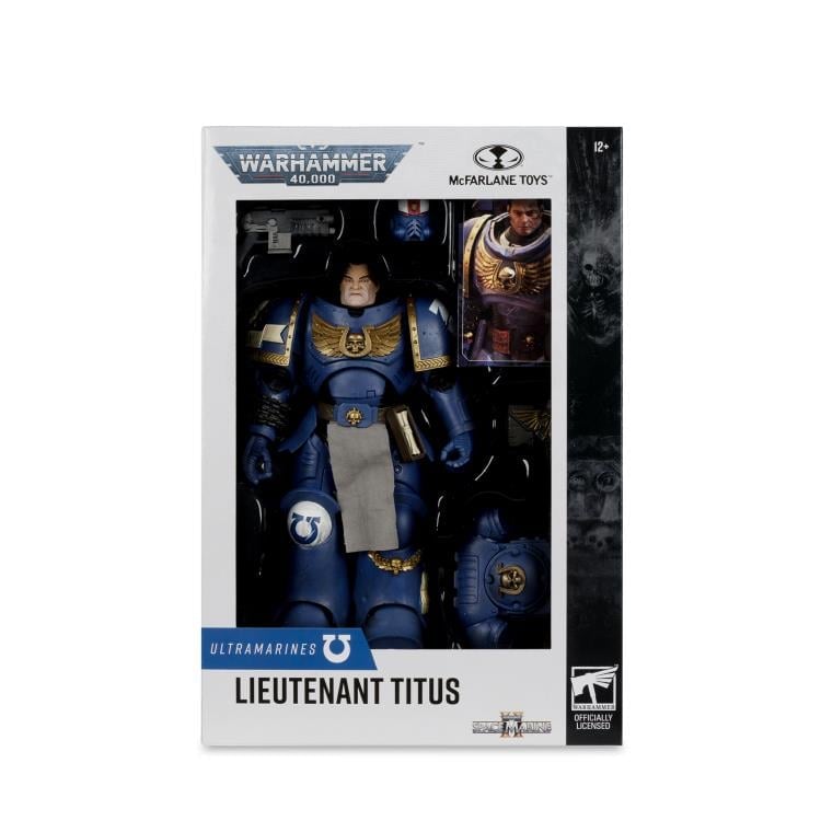 Warhammer 40,000: Space Marine 2 Ultramarines Lieutenant Titus Action Figure Gallery Image 9