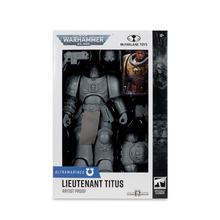 Warhammer 40,000: Space Marine 2 Ultramarines Lieutenant Titus (Artist Proof) Action Figure Gallery Image 9