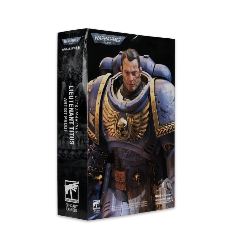 Warhammer 40,000: Space Marine 2 Ultramarines Lieutenant Titus (Artist Proof) Action Figure Gallery Image 10