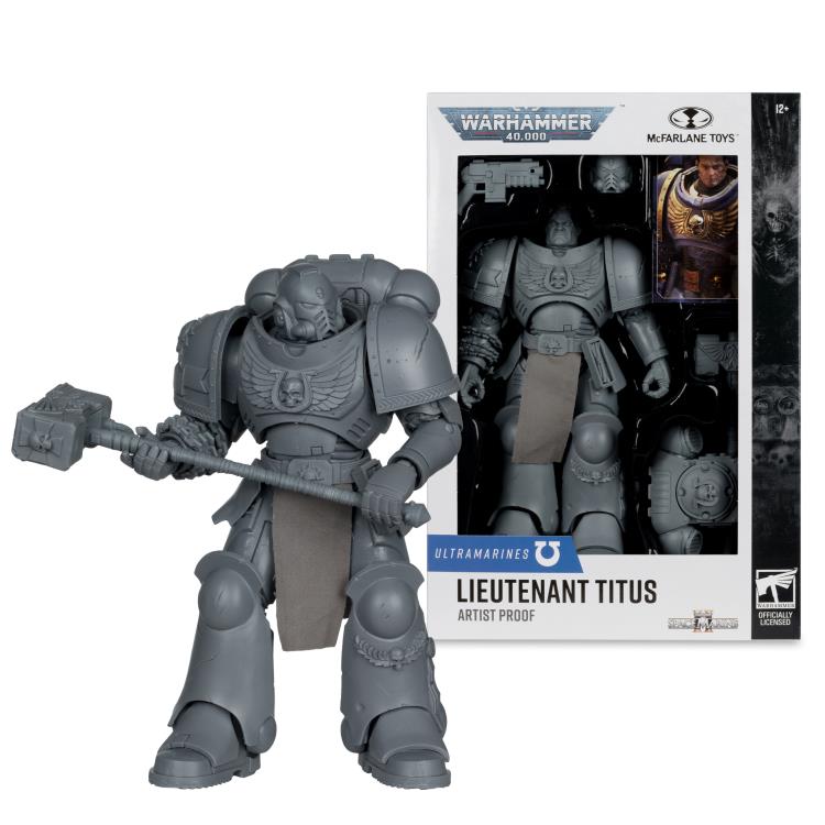 Warhammer 40,000: Space Marine 2 Ultramarines Lieutenant Titus (Artist Proof) Action Figure Gallery Image 8