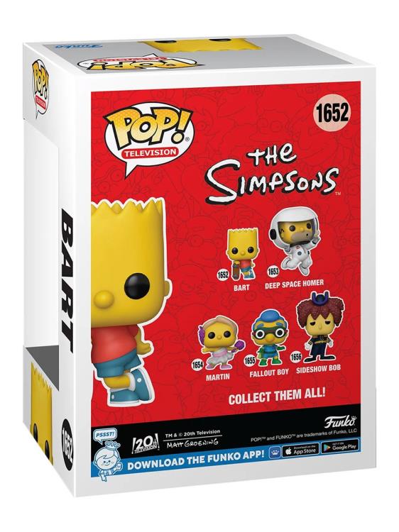 Pop! Television: The Simpsons - Bart with Skateboard