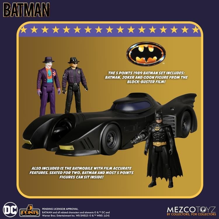 Batman (1989) 5 Points Set of 3 Action Figures Gallery Image 8