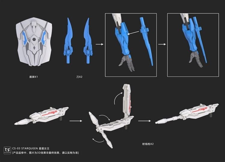 CS-03 Starqueen Action Figure Gallery Image 16