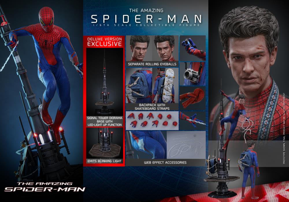 The Amazing Spider-Man MMS772 Spider-Man Deluxe 1/6th Scale Collectible Figure Gallery Image 21