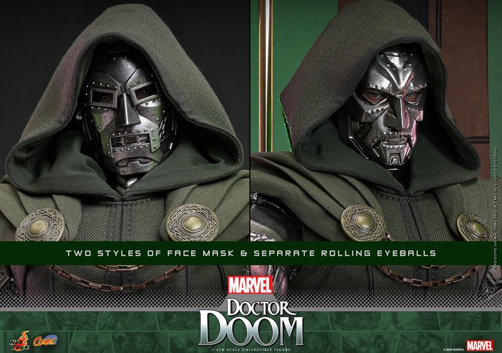 Marvel Comics CMS022 Doctor Doom 1/6 Scale Collectible Figure Gallery Image 6