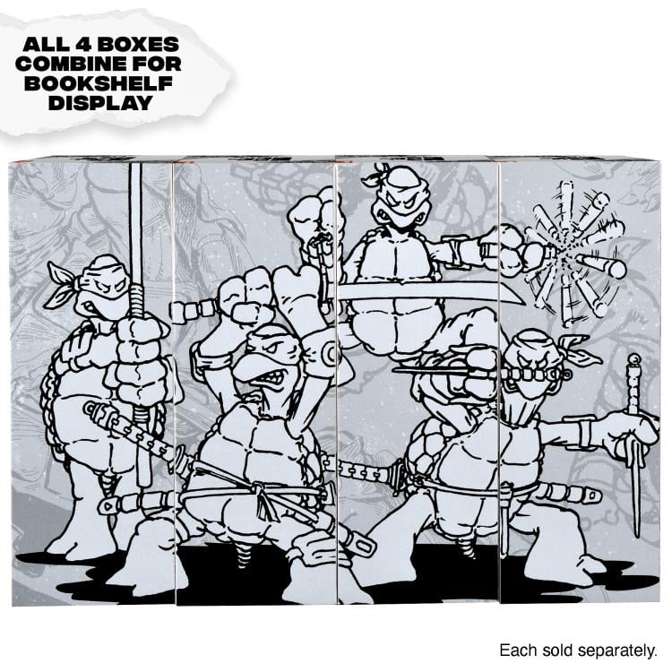 Teenage Mutant Ninja Turtles 40th Anniversary PX Previews Black & White Original Sketch Donatello Exclusive Figure Gallery Image 10