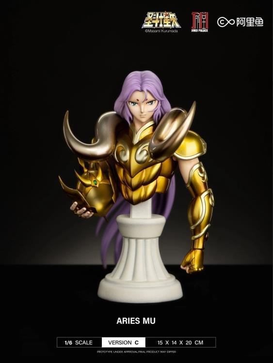 Saint Seiya Aries Mu Crystal Wall 1/6 Scale Limited Edition Statue