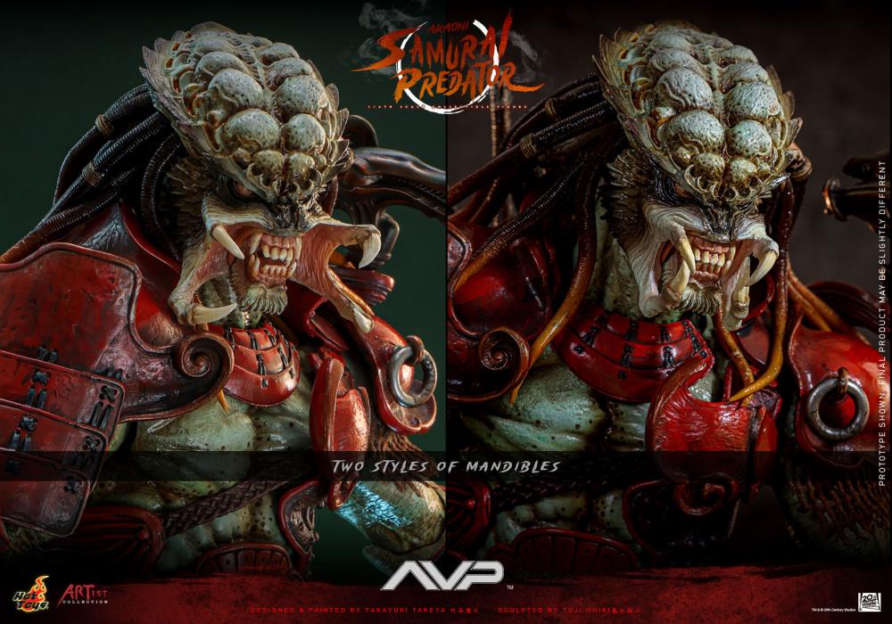 Alien vs. Predator AC06 Akaoni Samurai Predator 1/6th Scale Collectible Figure Gallery Image 10