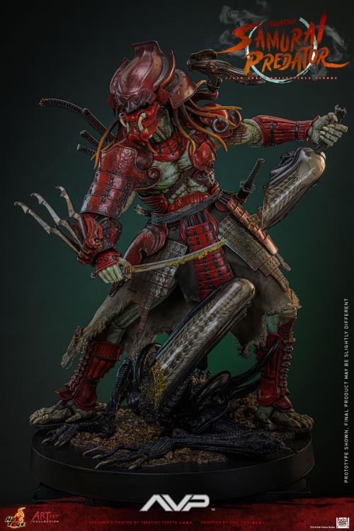 Alien vs. Predator AC06 Akaoni Samurai Predator 1/6th Scale Collectible Figure Gallery Image 8