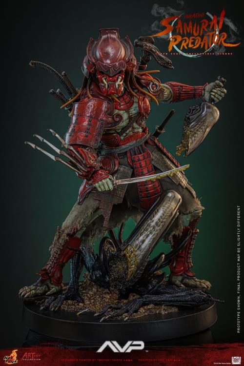 Alien vs. Predator AC06 Akaoni Samurai Predator 1/6th Scale Collectible Figure Gallery Image 7