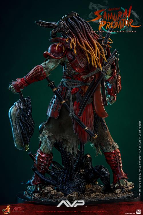 Alien vs. Predator AC06 Akaoni Samurai Predator 1/6th Scale Collectible Figure Gallery Image 12