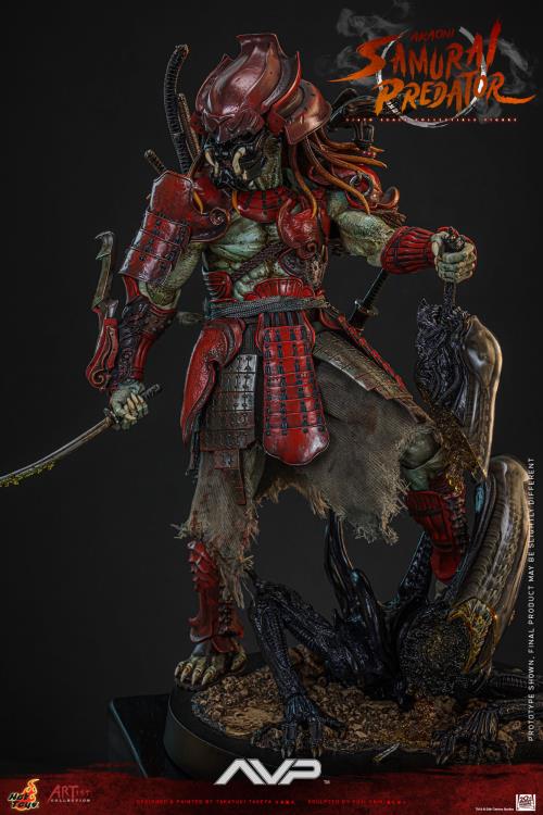 Alien vs. Predator AC06 Akaoni Samurai Predator 1/6th Scale Collectible Figure Gallery Image 5