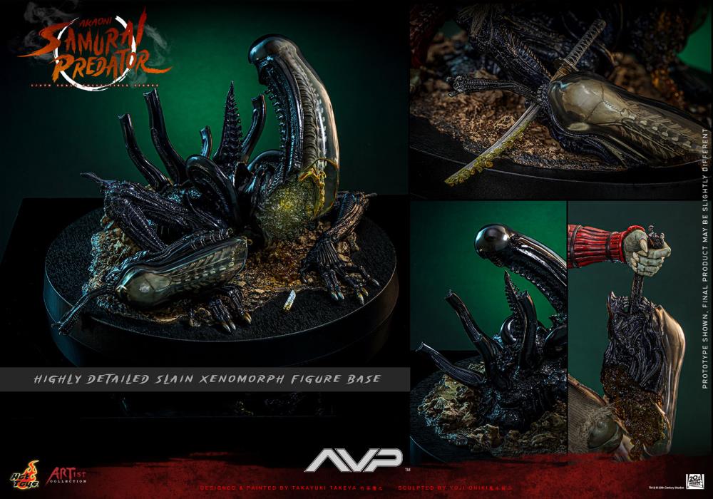 Alien vs. Predator AC06 Akaoni Samurai Predator 1/6th Scale Collectible Figure Gallery Image 18