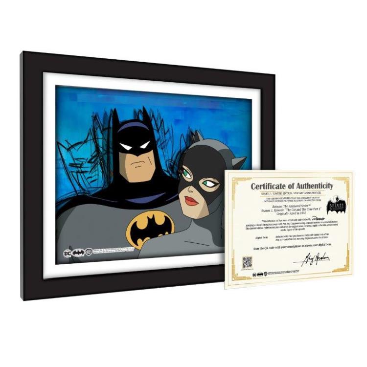 Batman: The Animated Series Pop Art Animation Cel Artist Edition Batman and Catwoman (The Cat and the Claw Part 1) Gallery Image 9