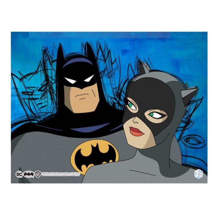 Batman: The Animated Series Pop Art Animation Cel Artist Edition Batman and Catwoman (The Cat and the Claw Part 1) Gallery Image 7
