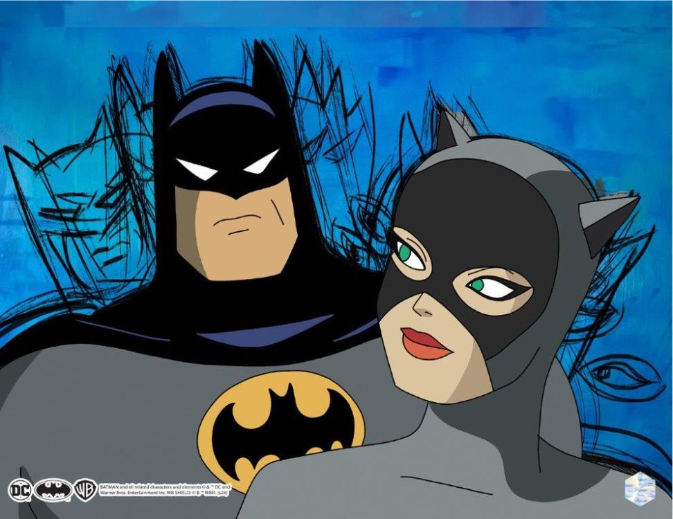 Batman: The Animated Series Pop Art Animation Cel Artist Edition Batman and Catwoman (The Cat and the Claw Part 1) Gallery Image 5