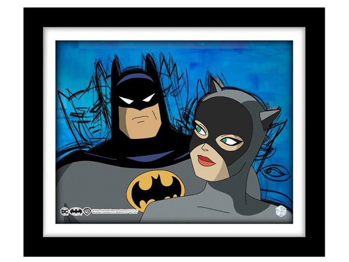 Batman: The Animated Series Pop Art Animation Cel Artist Edition Batman and Catwoman (The Cat and the Claw Part 1) Gallery Image 1