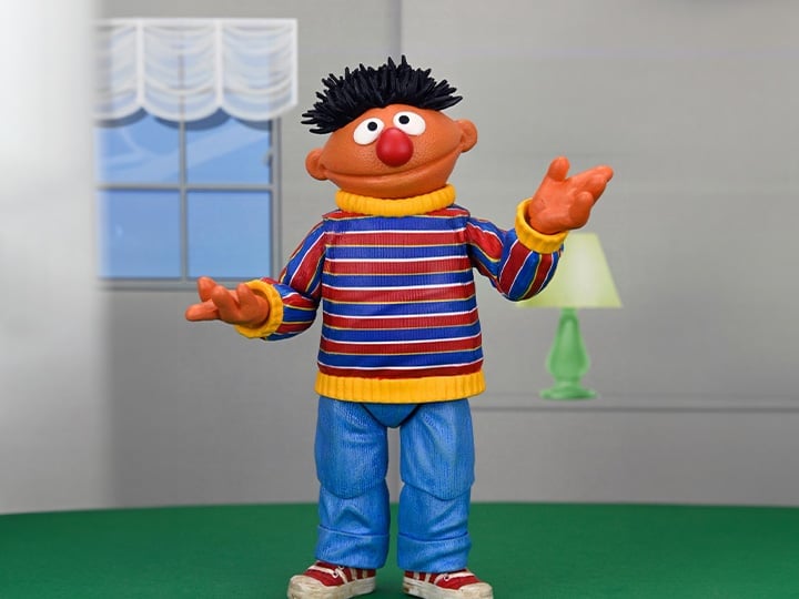 Sesame Street Ernie ゼンマイ式 フィギュア Sesame Street Ultimate Ernie Action Figure