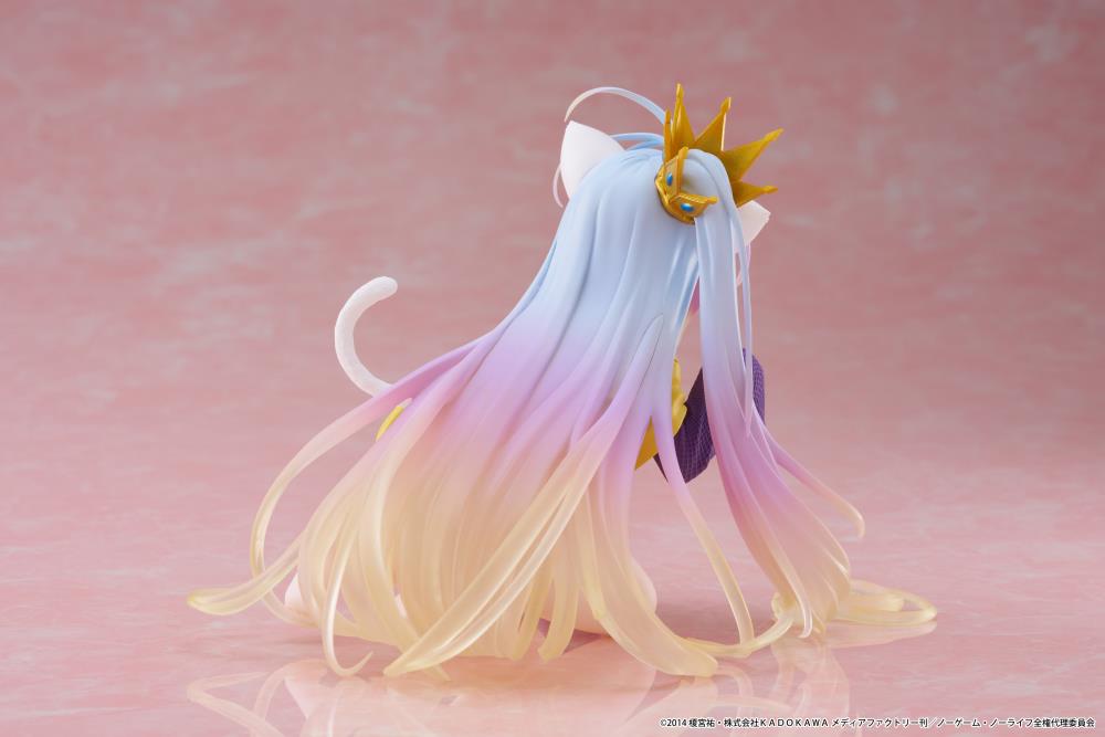No Game No Life Desktop Cute Shiro (Cat Ear T-Shirt Ver.) Figure Gallery Image 9