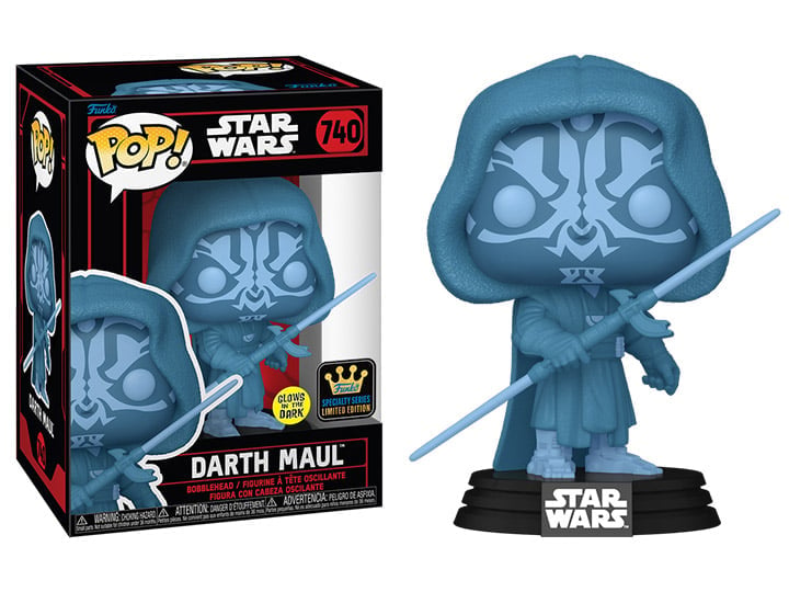 Pop! Star Wars: Dark Side - Specialty Series Darth Maul (Hologram) (Glow-in-the-Dark) Gallery Image 1
