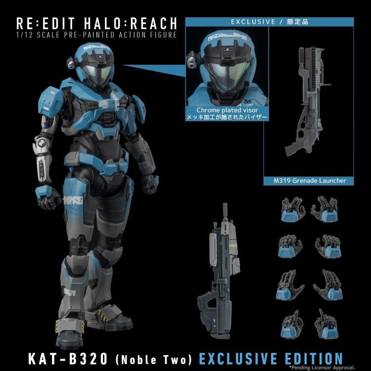 Halo: Reach RE:EDIT KAT-B320 Noble Two 1/12 Scale PX Previews Exclusive Action Figure Gallery Image 15