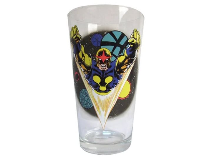 Marvel Comics Toon Tumblers Nova Pint Glass Gallery Image 1