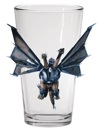 Toho Toon Tumblers Mecha Ghidorah Pint Glass Gallery Image 2