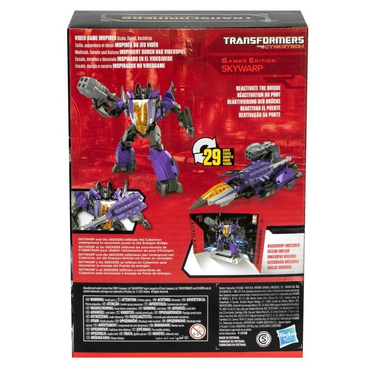 Transformers: War for Cybertron Studio Series Gamer Edition 11 Voyager Class Skywarp Gallery Image 7